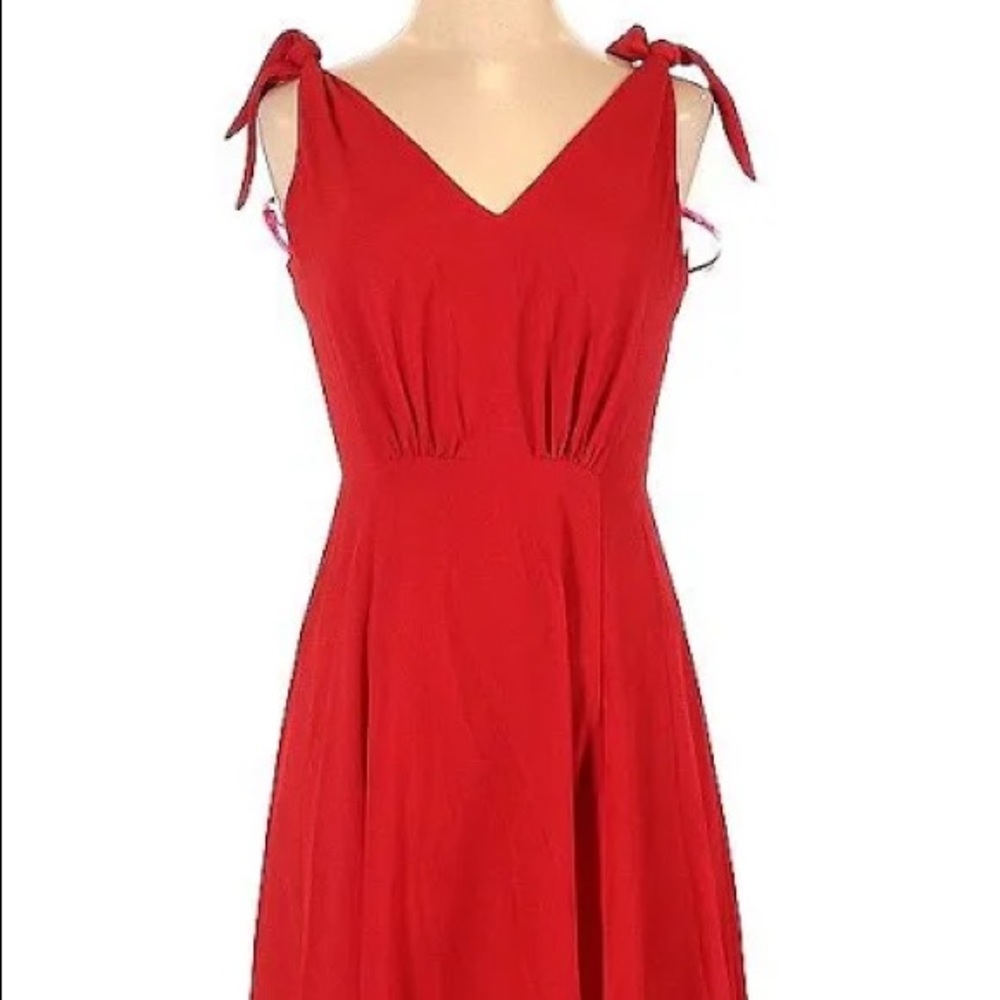 Betsy Johnson red dress, size 0. Maxi